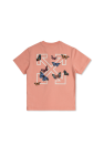 Off-White Kids PINK T-shirt with colorful print
