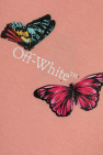 Off-White Kids PINK T-shirt with colorful print