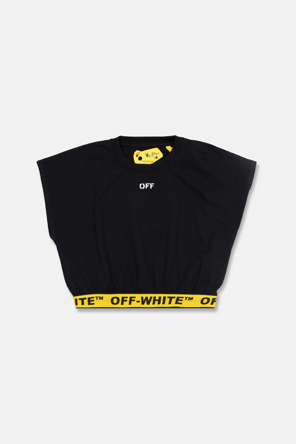 Off-White Kids Nike Dri Fit UV Dvn Miler GX T-shirt Iconic Met Korte Mouwen
