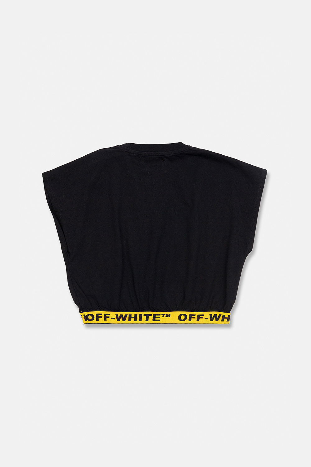 Off-White Kids Filet-lace Cotton Shirt Mens White