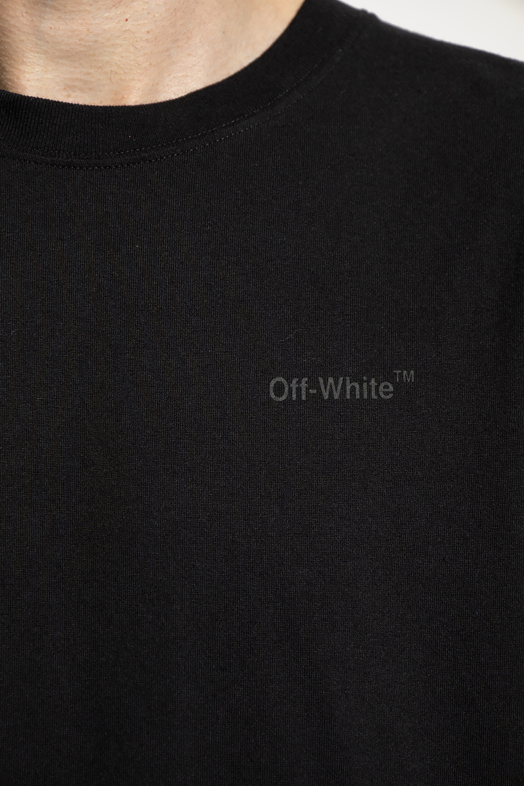 Off-White kids logo print t shirt dress item