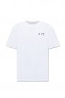 The North Face Svart t-shirt white med bergstryck