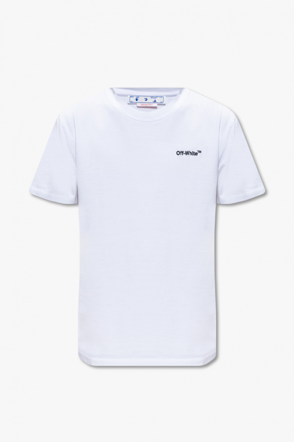 Off-White Oasis T-shirt à imprimé étoile de mer métallisé Blanc