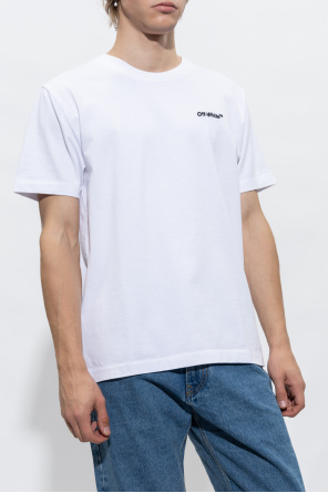Off-White Oasis T-shirt à imprimé étoile de mer métallisé Blanc