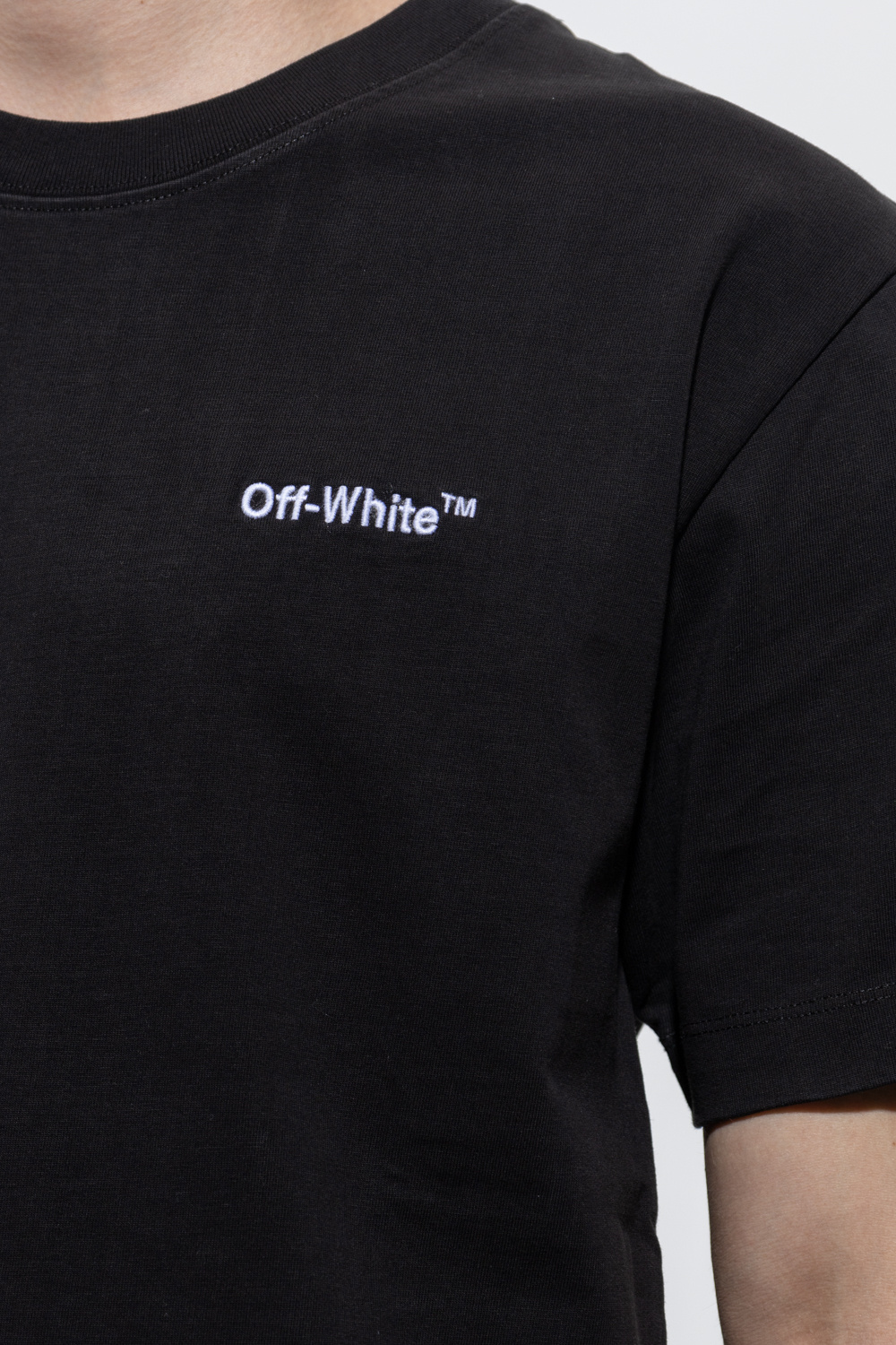 Off-White stone island junior logo print cotton t shirt item