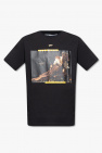 Off-White Star M s Regular T-shirt Logo Big Star Back Blackboard