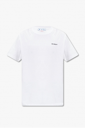 Vertical Cut-Up logo-print T-shirt