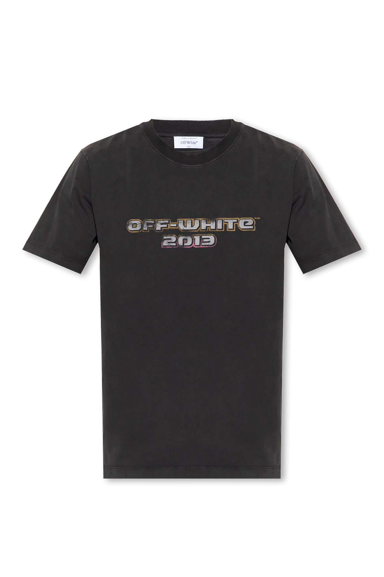 Off-White T-shirt with vintage effect