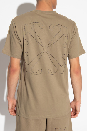 Off-White michael michael kors mk block logo embossed t shirt item