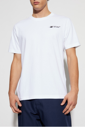 Off-White T-Shirt mit Logo