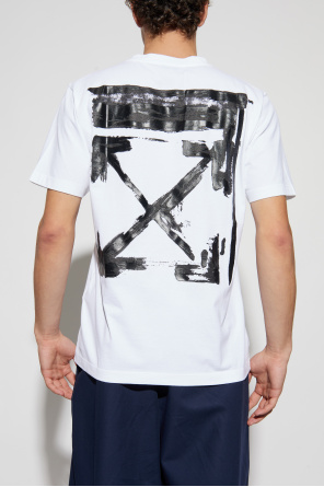 Off-White T-Shirt mit Logo