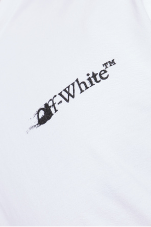 Off-White T-Shirt mit Logo