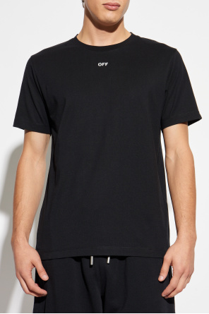 Off-White T-Shirt mit Logo