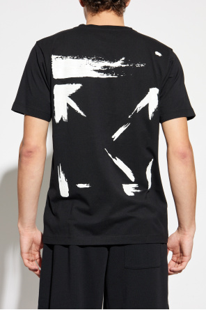 Off-White T-Shirt mit Logo