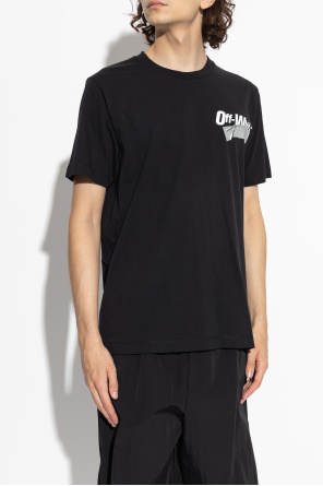 Off-White T-Shirt mit Logo