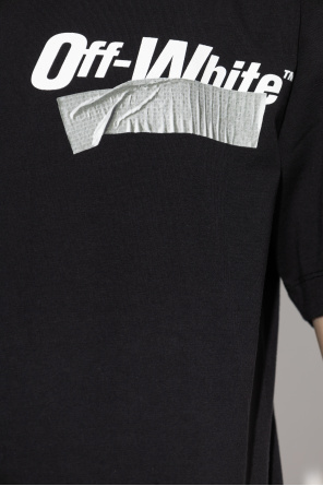 Off-White T-Shirt mit Logo