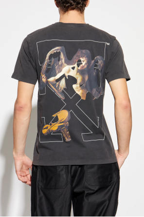 Off-White T-Shirt mit Logo