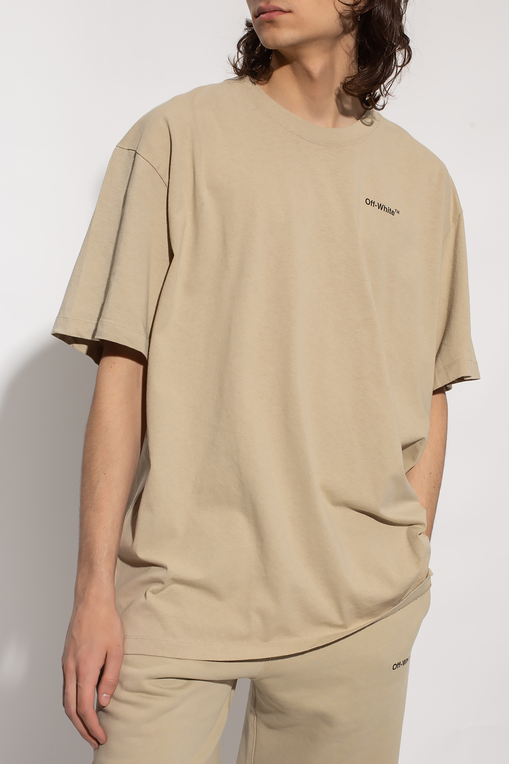 Off-White T-shirt with logo