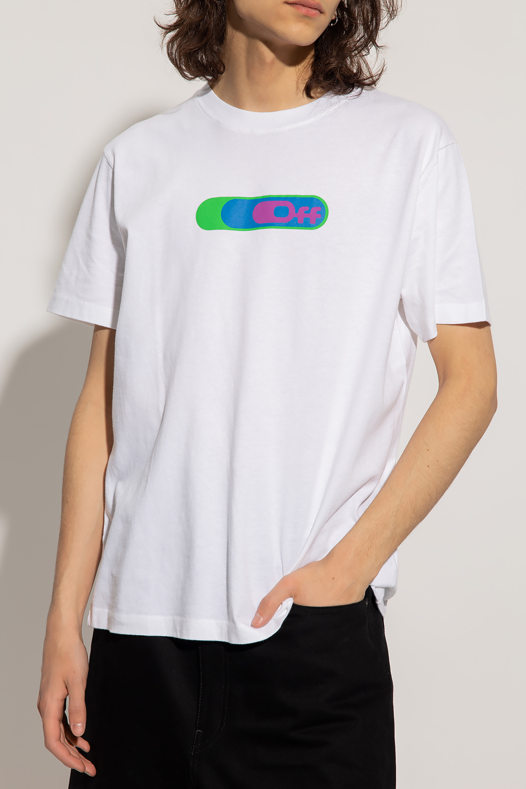 Off-White T-shirt with logo