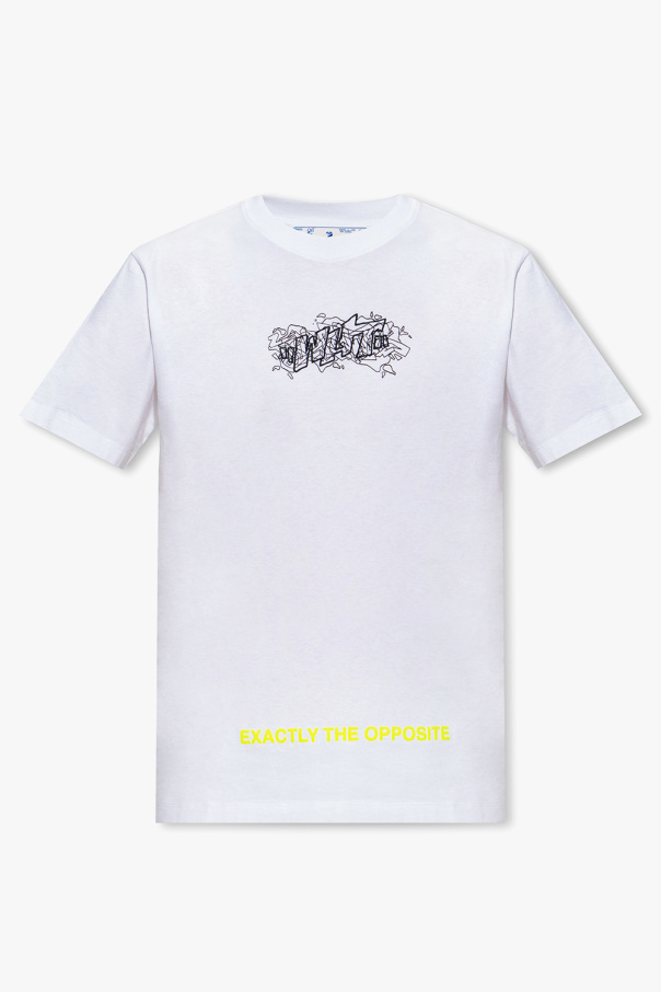 Off-White Mouth graphic-print T-shirt Weiß