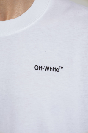 Off-White Bershka Hochgeschlossenes T-Shirt in Sand