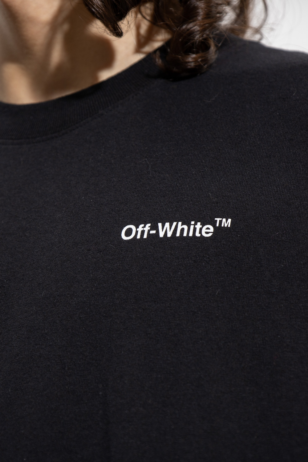 Off-White OVS T-shirt lounge con scollo a polo