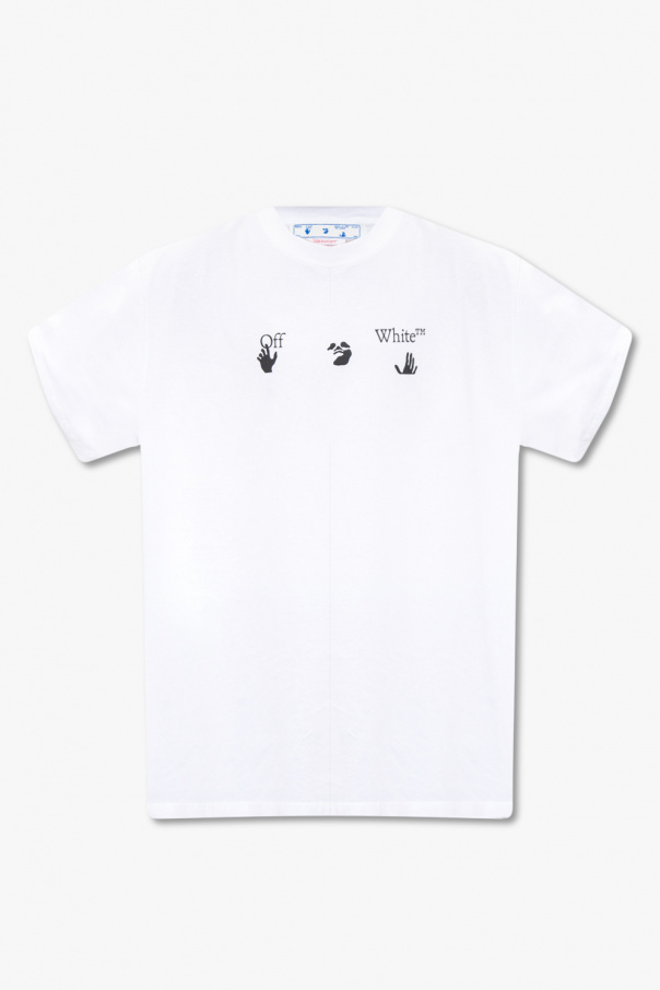 Off-White Philipp Plein logo print crew neck sweatshirt