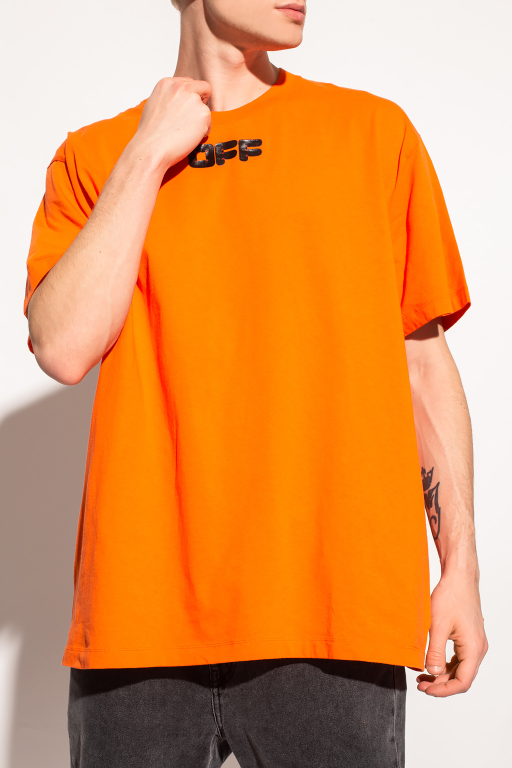 Off-White Active Zipped T-Shirt - orange