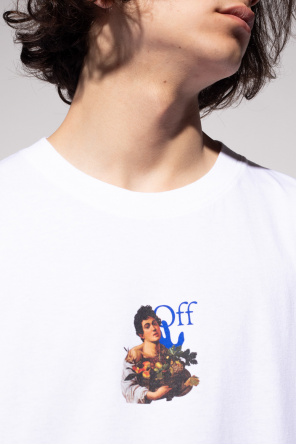 Off-White MC2 Saint Barth embroidered Spritz T-shirt Blu