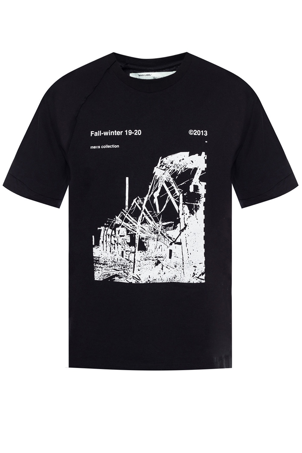 off white printed t shirt