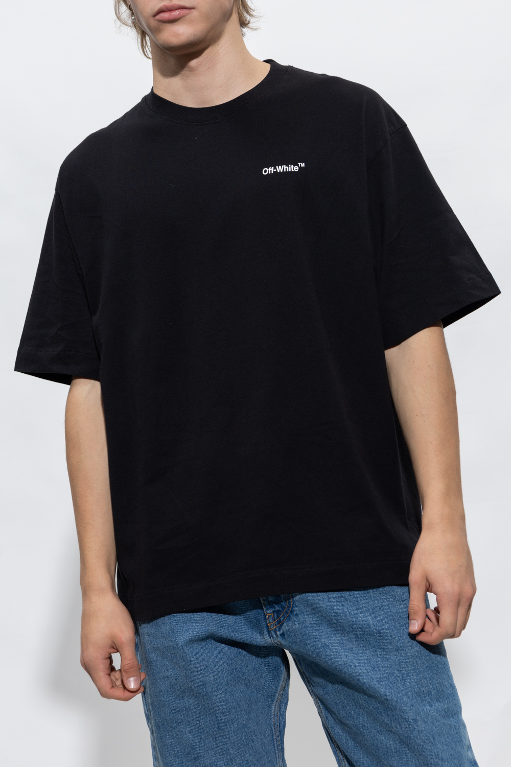 Off-White Transit cotton crew-neck sweatshirt