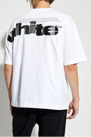 Off-White T-shirt typu `oversize`