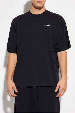 Off-White T-Shirt mit Logo