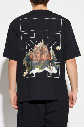 Off-White T-Shirt mit Logo