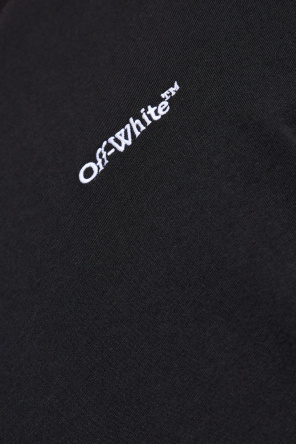 Off-White T-Shirt mit Logo