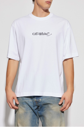 Off-White T-Shirt mit Logo