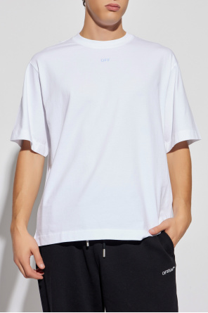 Off-White T-Shirt mit Logo
