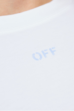 Off-White T-Shirt mit Logo