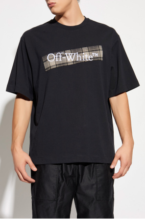 Off-White T-Shirt mit Logo