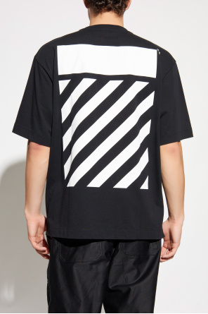 Off-White T-Shirt mit Logo