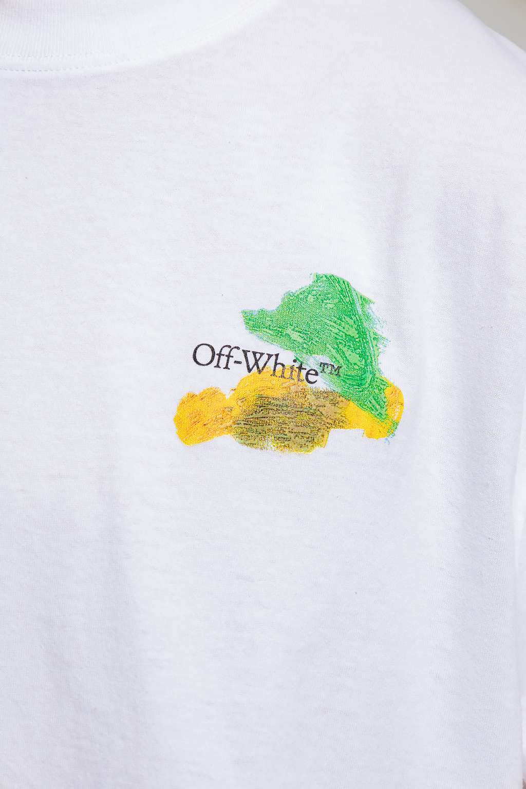 Off-White T-shirt embroidered with logo