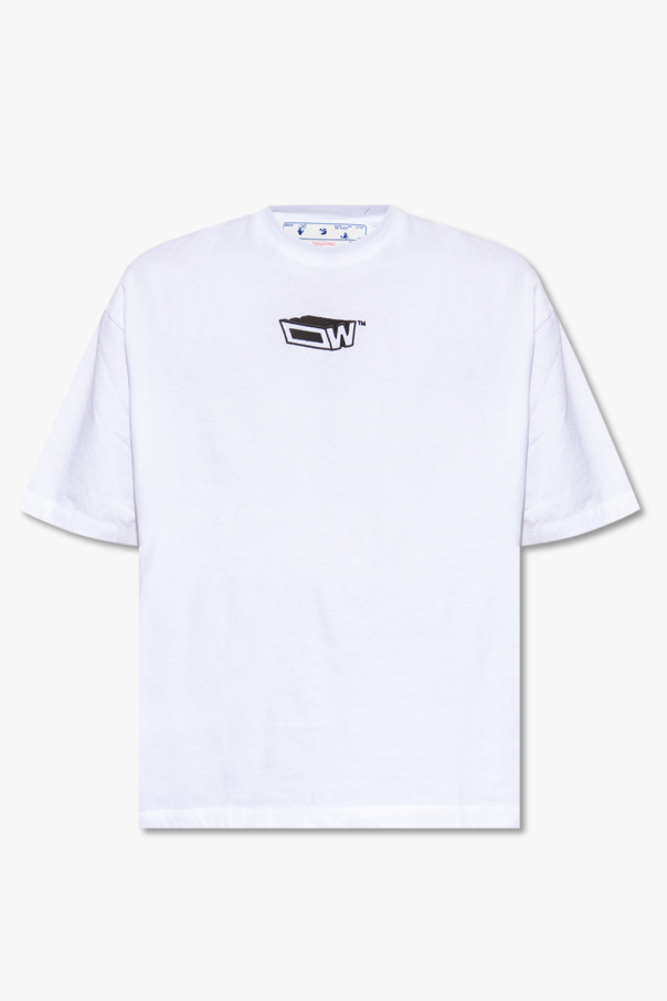 Off-White T-shirt z nadrukiem
