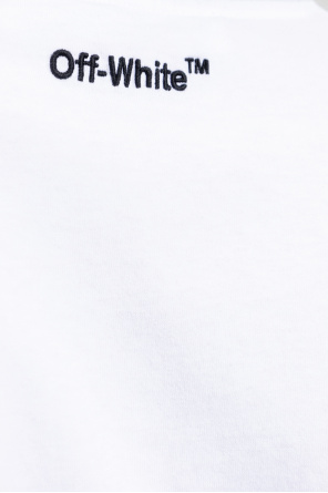 Off-White Société Anonyme writing-print sleeveless hoodie Schwarz