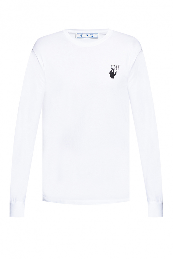 Off-White Slim-fit mohair polo shirt