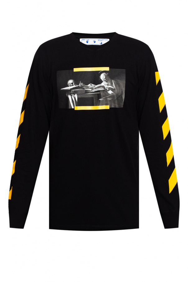 Off-White T-shirt with long sleeves
