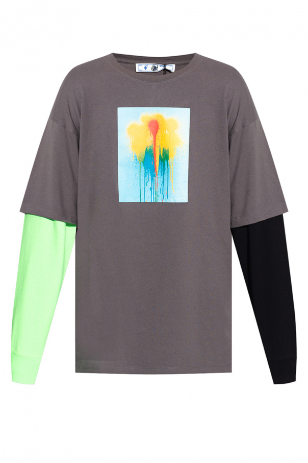 Off-White T-shirt with long sleeves