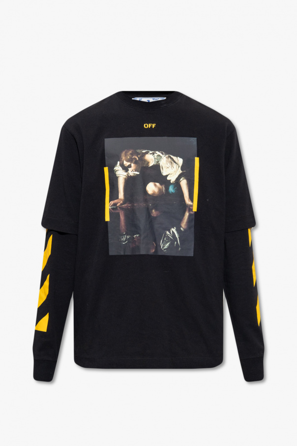Off-White Two-layered T-shirt with print