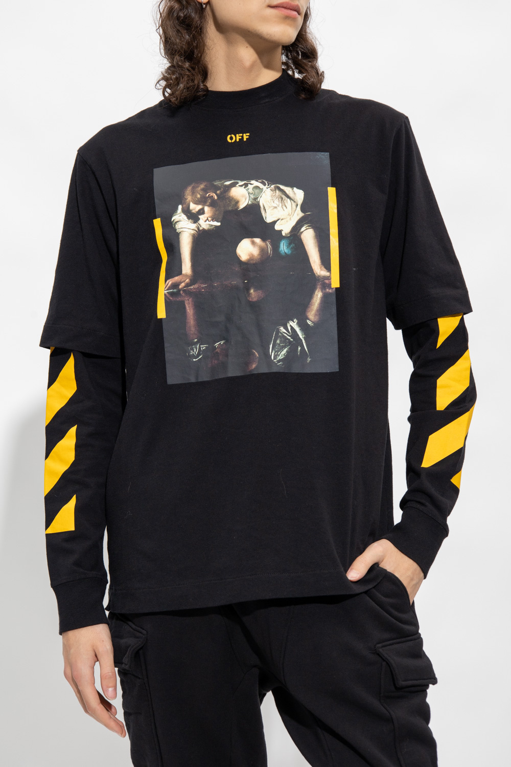 Off-White Two-layered T-shirt with print