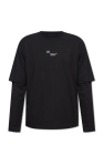 Off-White Two-layer T-shirt with logo