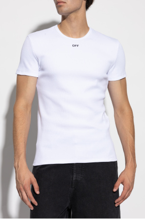 Off-White Ribbed T-shirt